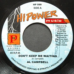 Al Campbell - Don't Keep Me Waiting