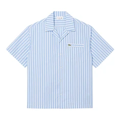 Lacoste - Relaxed Fit Short Sleeved Striped Shirt