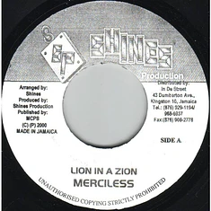 Merciless / Jack-A-Diamond - Lion In A Zion / Dup Dap Day