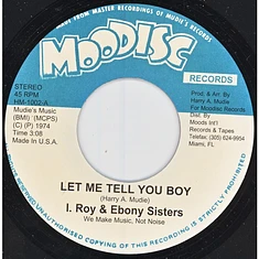 I-Roy & The Ebony Sisters - Let Me Tell You Boy