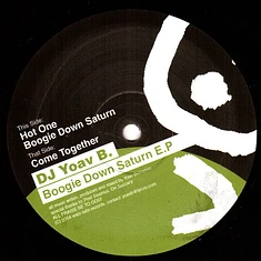 DJ Yoav B. - Boogie Down Saturn E.P.