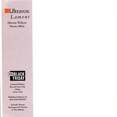 Ultravox - Lament [Steven Wilson Stereo Mix] Black Friday Record Store Day 2024 Edition