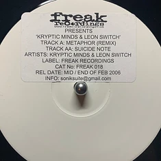 Kryptic Minds & Leon Switch / Dylan - Suicide Note / Metaphor (Kryptic Minds & Leon Switch Remix)