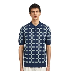 Fred Perry - Geometric Jacquard Knit Shirt