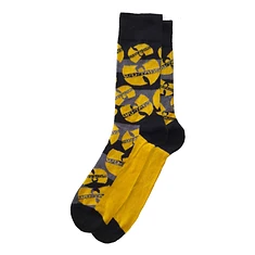 Wu-Tang Clan - Logos Yellow Ankle Socks