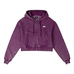 Patta - Femme Acid Wash Cropped Hooded Sweater