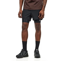 District Vision - Layered Pocketed Trail Shorts