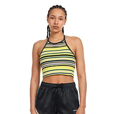 adidas - Towel Striped Halter-Neck Top