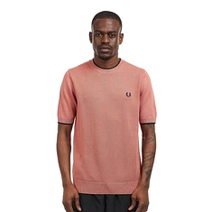Fred Perry - Texture Front Knitted T-Shirt