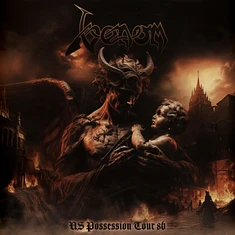 Venom - Us Possession Tour 86 Red With Black Splatter Vinyl Edition