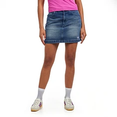 adidas - Adicolor 3-Stripes Denim Mini Skirt