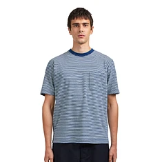 Beams Plus - Pocket Tee Indigo Stripe