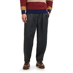 Beams Plus - 2 Pleats Relax Trousers Laundry Wool