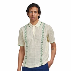 Beams Plus - Knit Polo Mesh Stripe