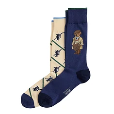 Polo Ralph Lauren - HD Charles Bear Crew Sock 2-Pack