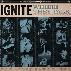Ignite - Where They Talk 30th Anniversary Light Blue & White Mix Vinyl Edition