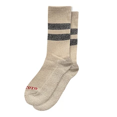 ROTOTO - Pile Stripe Marl Socks