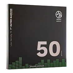 Audio Anatomy - 50X 7" PE Low Density Outer Sleeves (100 Micron)