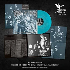 Cradle Of Filth - The Principle Of Evil Made Flesh Transparent Sea-Blue Vinyl Edition