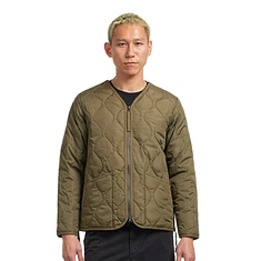 TAION - Military Zip V Neck Down Jacket