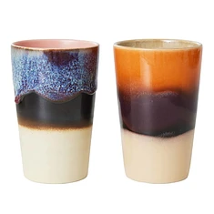 HKLIVING - 70s Ceramics: Tea Mugs (Set of 2)