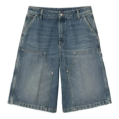 Carhartt WIP - W' Nixon Double Knee Short "Smith" Denim, 13.5 oz