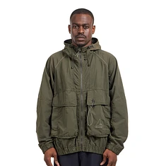 ROA x and wander - Garment Dye Nylon Hooded Jacket