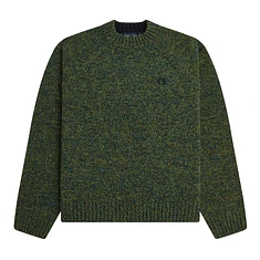 Fred Perry - Twisted Marl Mock Neck Jumper