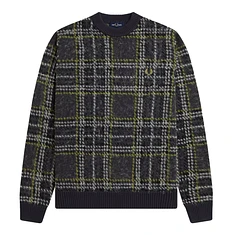 Fred Perry - Brushed Tartan Jumper