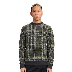 Fred Perry - Brushed Tartan Jumper
