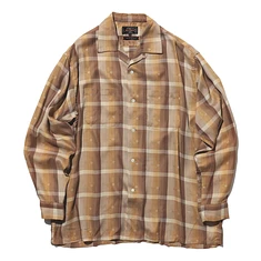 Beams Plus - Open Collar Sashiko Ombre