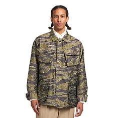 Beams Plus - Mil Fatigue Jacket Tiger Stripe Mesh Jacquard