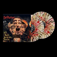 Destruction - All Hell Breaks / Loose Tears Of Blood Dotted Splatter Vinyl Edition