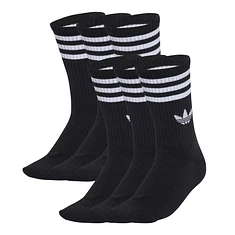 adidas - 3-Stripes Crew Socks (Pack of 6)