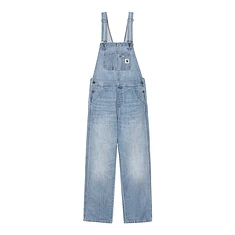 Carhartt WIP - W' Bib Overall Straight "Camano" Denim, 12 oz