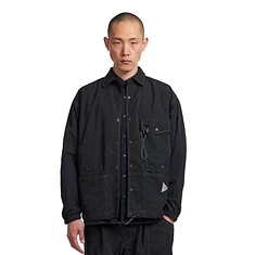 and wander - Crinkled Nylon Shirts Jacket