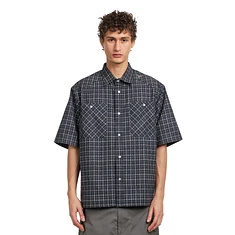 ROA - AAIR FloWeave Printed Check Short Sleeve Shirt