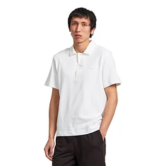 Lacoste - Textured Jersey Open Neck Polo