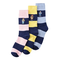 Polo Ralph Lauren - Embroidered Bear Crew Sock Gift Box