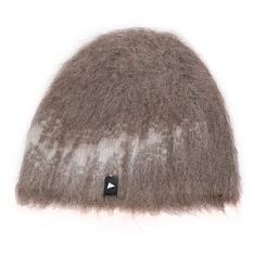 and wander - Jacquard Shaggy Knit Cap