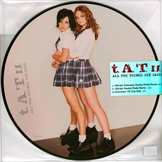 T.A.T.U. - All The Things She Said Limited Picture Disc Edition