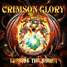 Crimson Glory - Chasing The Hydra Red With Black Splatter Vinyl Edition