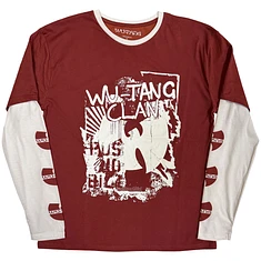 Wu-Tang Clan - Graffiti Layered Long Sleeve (Sleeve Print)
