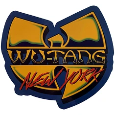 Wu-Tang Clan - New York Logo Blue Sticker