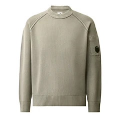 C.P. Company - Chenille Cotton Crewneck Lens Sweater