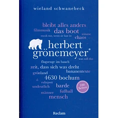 Wieland Schwanebeck - Herbert Grönemeyer. 100 Seiten