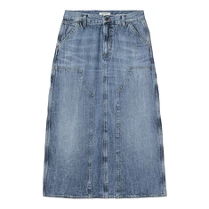 Carhartt WIP - W' Double Knee Skirt Long "Camano" Denim