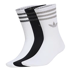 adidas - 3-Stripes Glitter Crew Socks (Pack of 3)