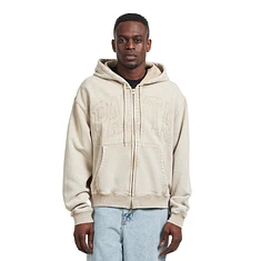 Patta - Loopback Logo Zip Hooded Sweater