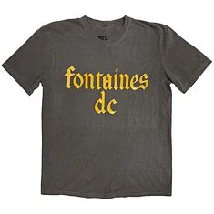 Fontaines D.C. - Gothic Logo Stone Wash T-Shirt